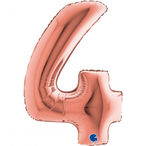 Balão Foil 102cm Rose Gold nº4