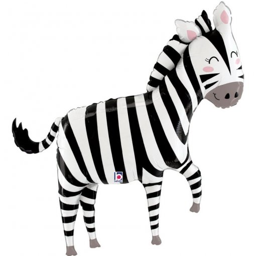 Balão Foil 90x84cm Zebra da Selva
