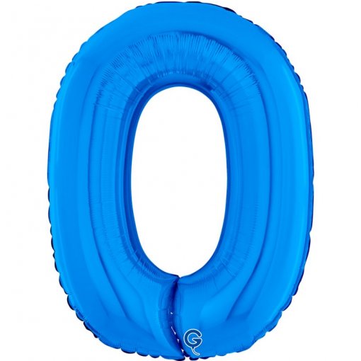Balão Foil 66cm Azul nº0