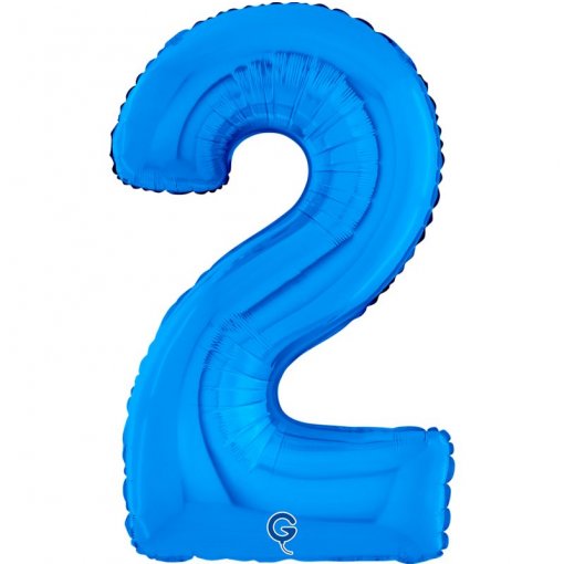Balão Foil 66cm Azul nº2