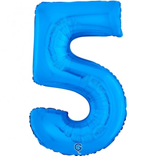 Balão Foil 66cm Azul nº5