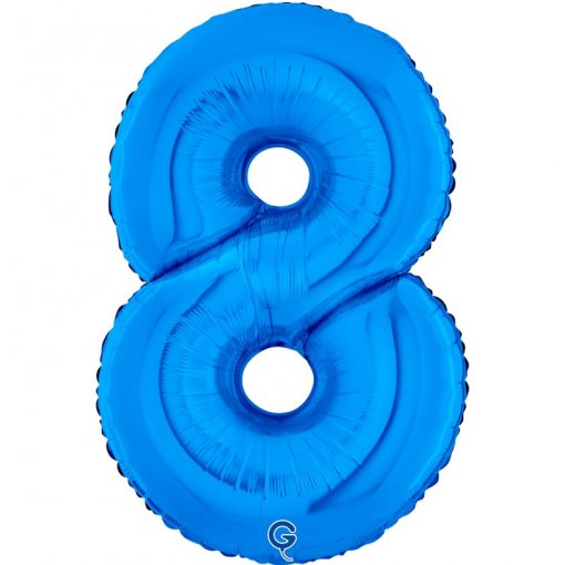 Balão Foil 66cm Azul nº8