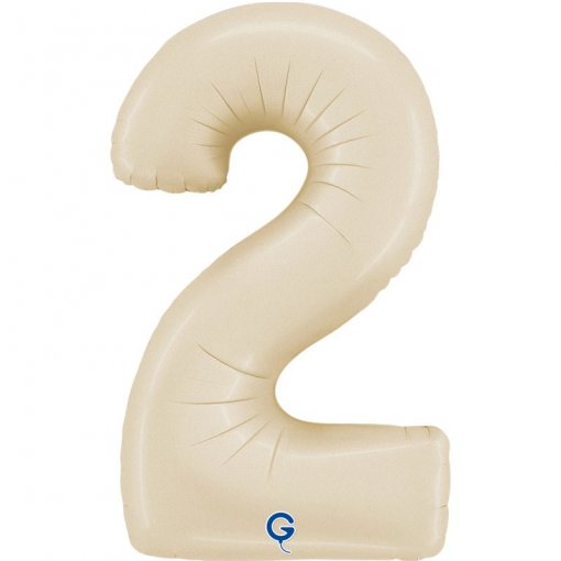 Balão Foil 66cm Satin Creme nº2