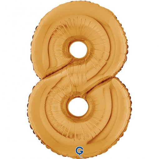 Balão Foil 66cm Dourado nº8