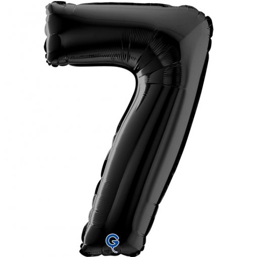 Balão Foil 66cm Preto nº7