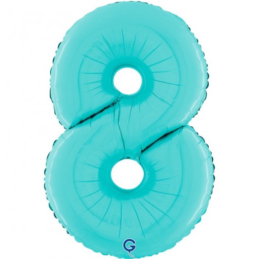 Balão Foil 66cm Azul Pastel nº8