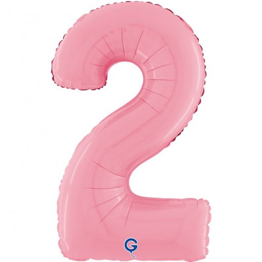 Balão Foil 66cm Rosa Pastel nº2