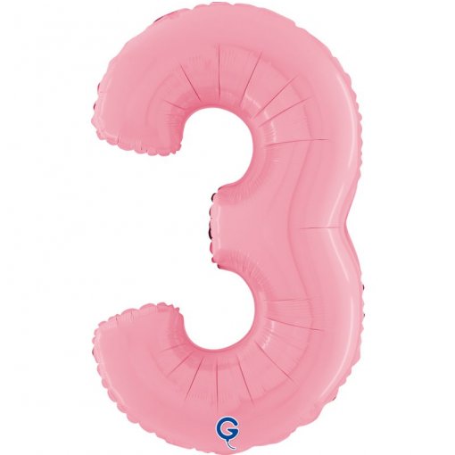 Balão Foil 66cm Rosa Pastel nº3