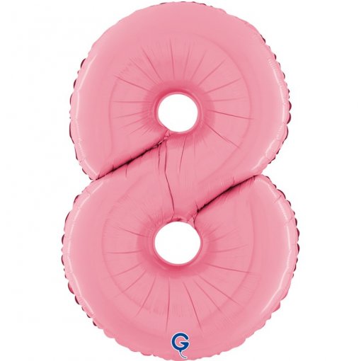Balão Foil 66cm Rosa Pastel nº8