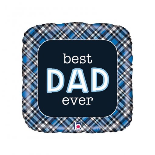 Balão Foil 46cm Best Dad Ever - Dia do Pai (sem pack)