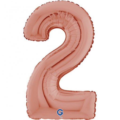 Balão Foil 66cm Rose Gold nº2