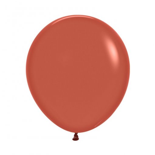 6 Balões latex R18 (45cm) - Terracotta - 072