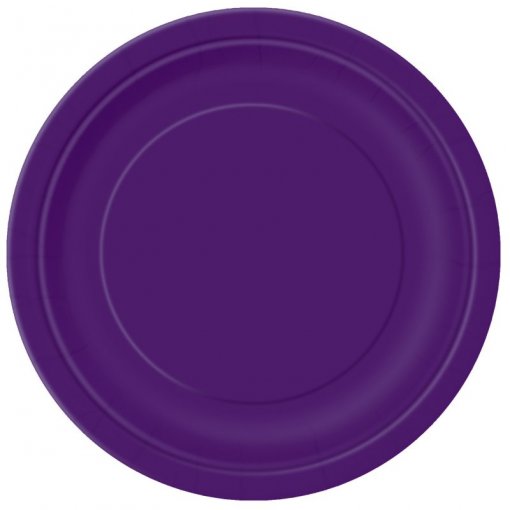 8 Pratos 18cm EU Roxo