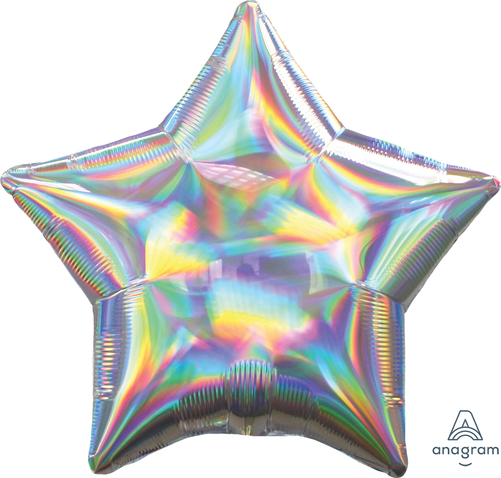 Balão Foil Estrela 20'' Iridescente