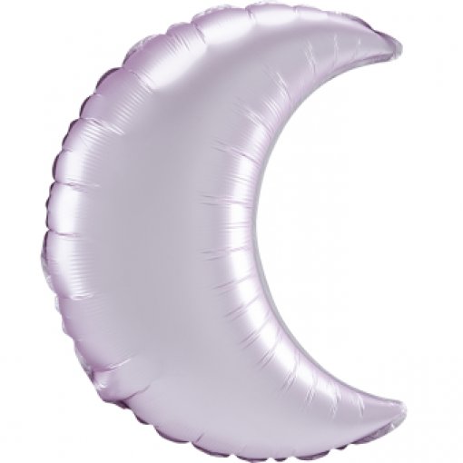 3 Balões Foil D11 Mate Lua 43cm Rosa Pastel