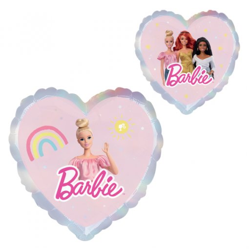 Balão Foil 45cm Coração Barbie 