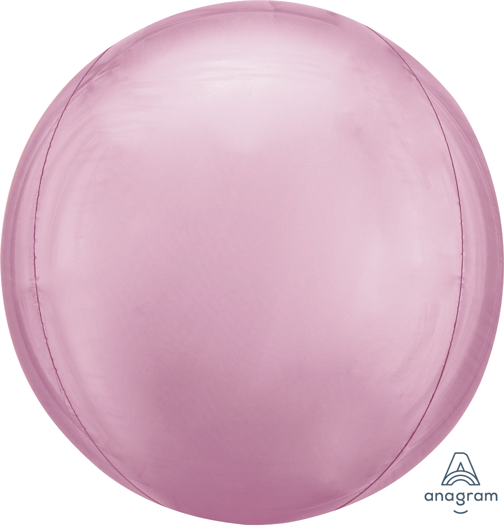 Balão Foil Orbz Jumbo 53cm Rosa Claro