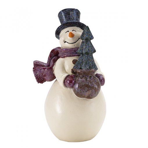 Vela Decorativa 15cm Boneco de Neve