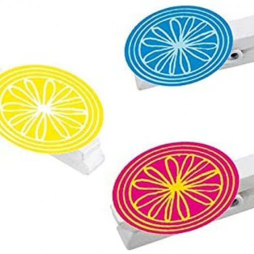 6 Clips decoração de mesa Aloha Summer Boho 