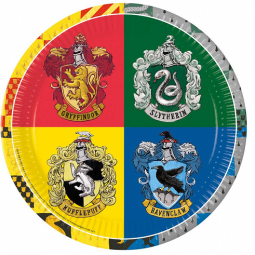 8 Pratos 23cm  Harry Potter
