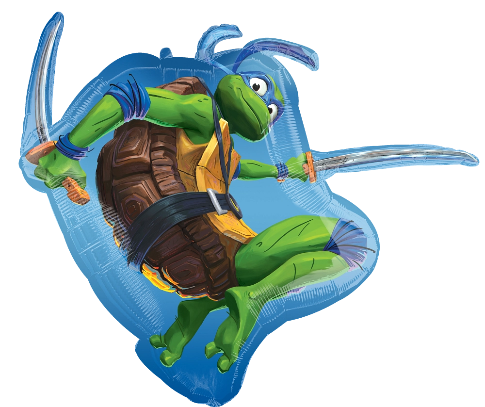 Balão Foil 81x71cm Leonardo - Tartarugas Ninja