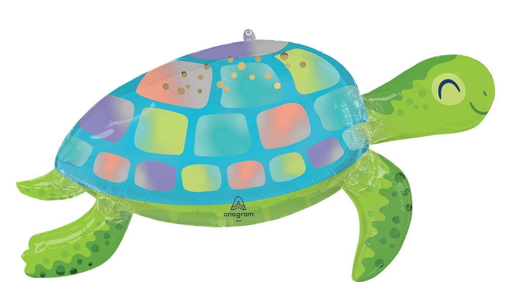 Balão Foil 96x45cm Tartaruga