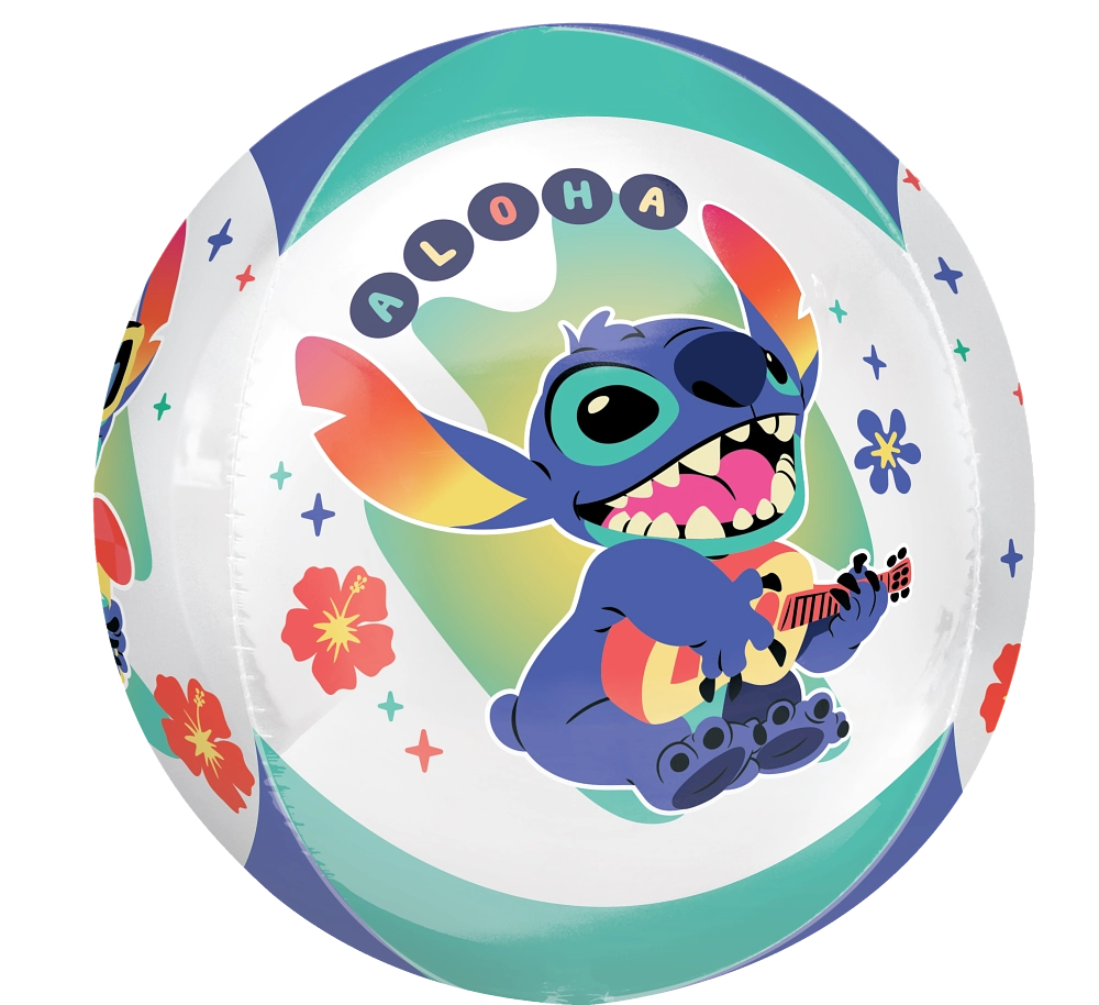 Balão Foil Orbz 38x40cm Stitch