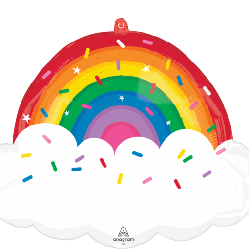 Balão Foil 63x53cm Arco-Íris