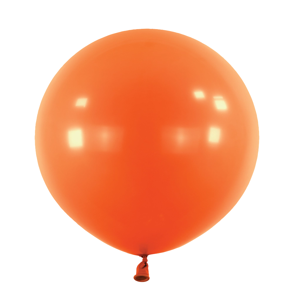 4 Balões latex 24'' (61cm) Fashion Orange Peel
