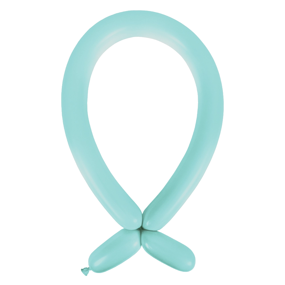 100 Balões latex Modelar 260 Fashion Caribbean Blue