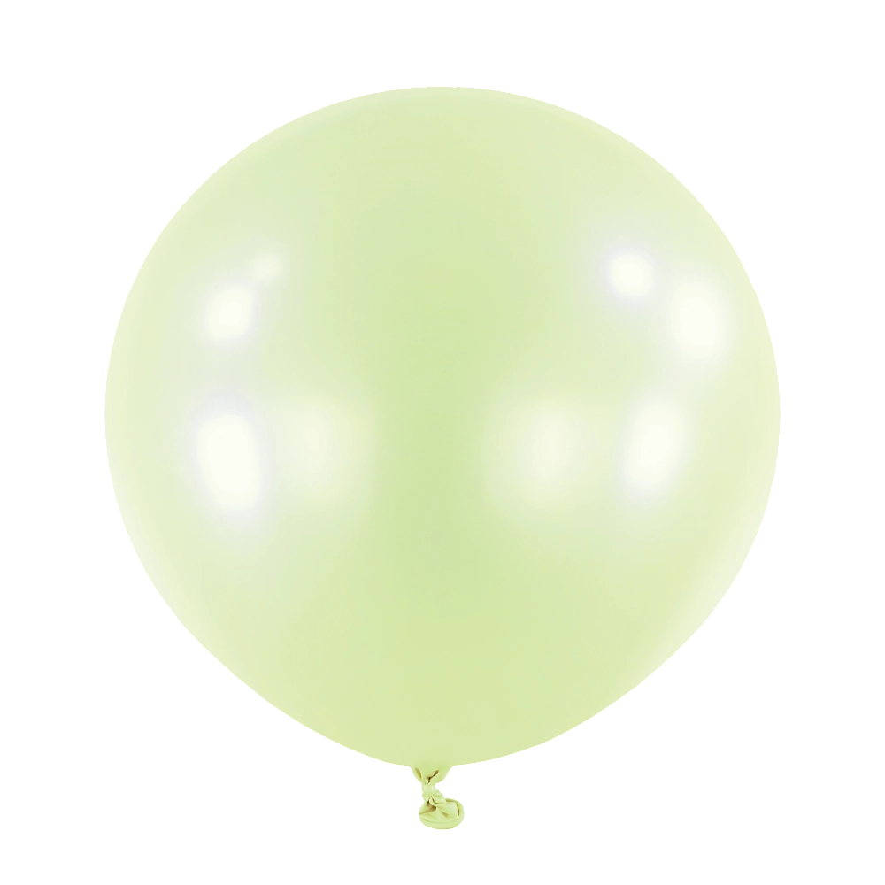 4 Balões latex 24'' (61cm) Macaron Honey Dew