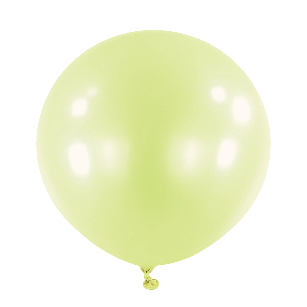 4 Balões latex 24'' (61cm) Macaron Pistachio