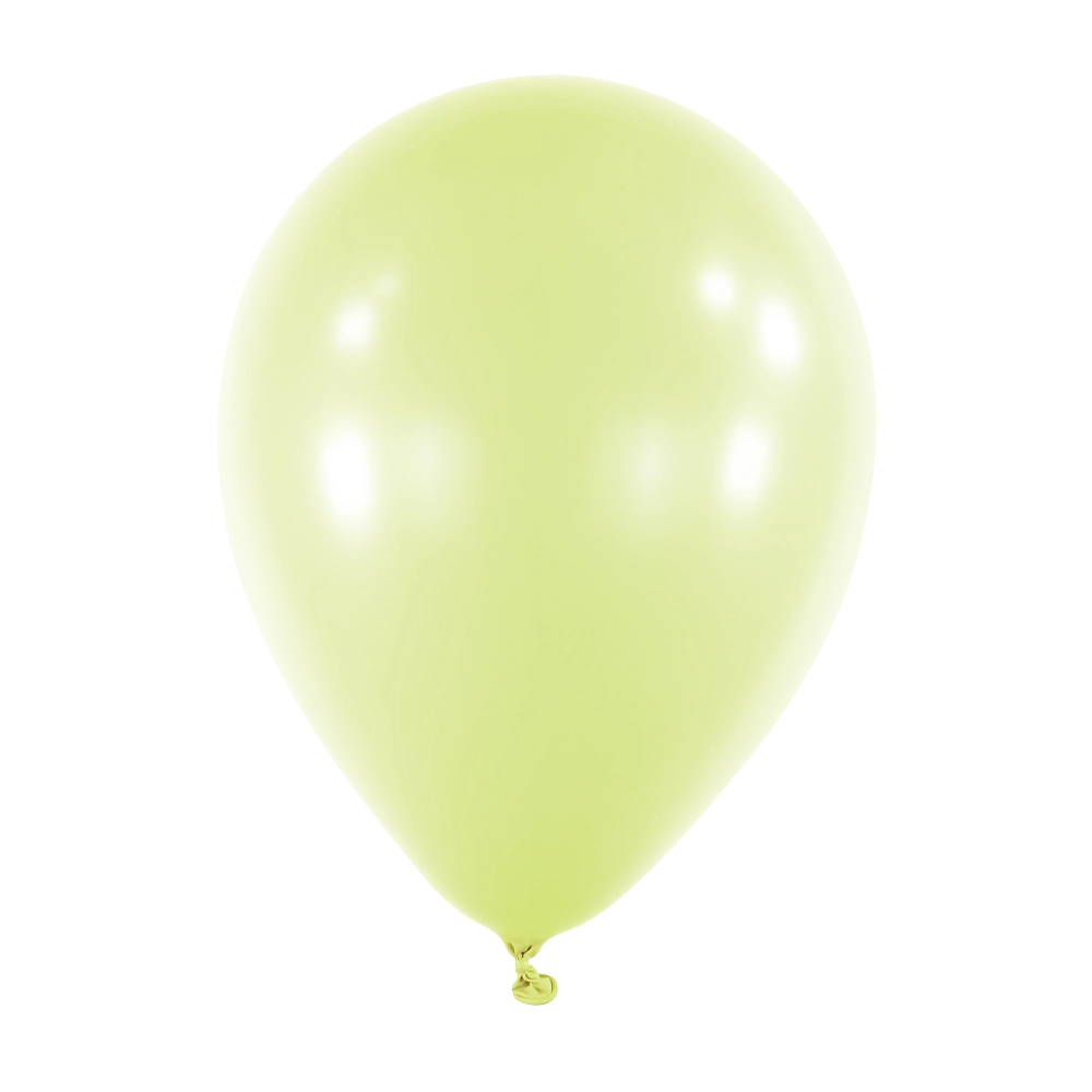 100 Balões latex 5'' (12cm) Macaron Pistachio
