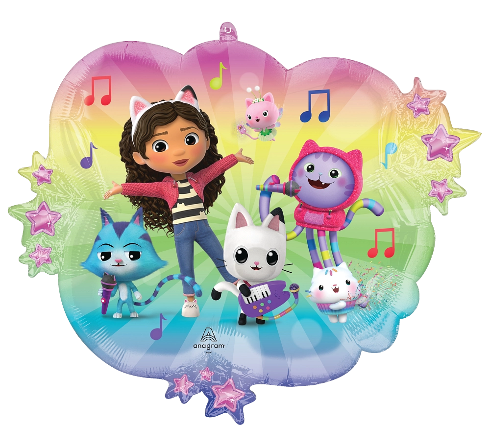 Balão Foil 71x50cm Gabby's Dollhouse