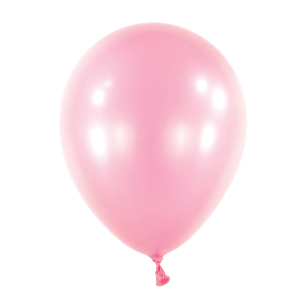 25 Balões latex 18'' (45cm) Pearl Pretty Pink