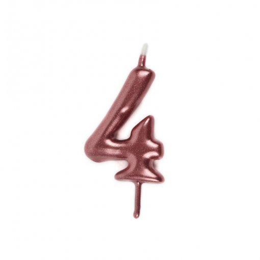 Vela Aniversário 6cm Rose Gold nº4
