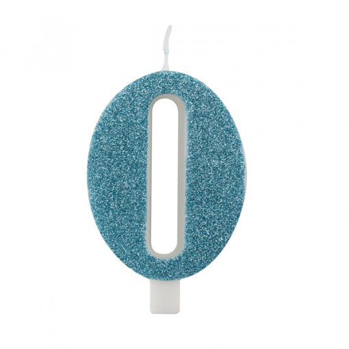 Vela Aniversário 9,5cm Tiffany Glitter nº0
