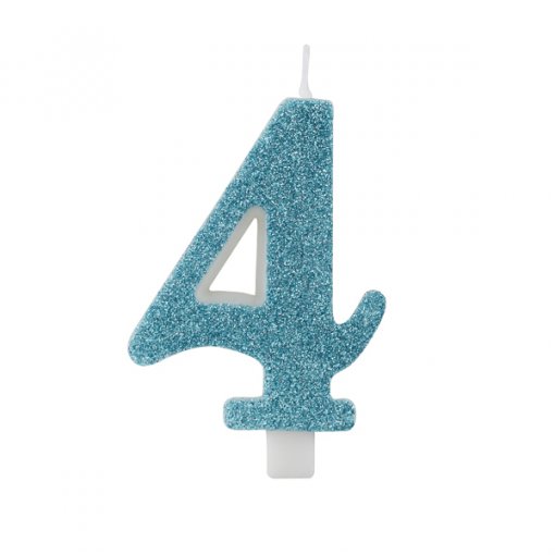 Vela Aniversário 9,5cm Tiffany Glitter nº4