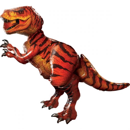 Balão Foil Airwalker 172x154cm Jurassic World T-Rex Dinossauros