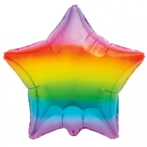 Balão Foil Estrela 18'' Colorido