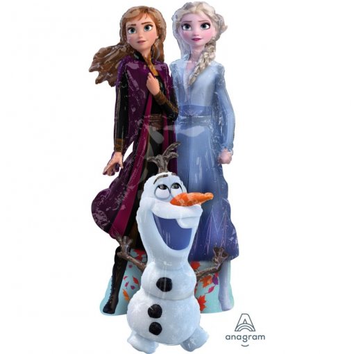 Balão Foil Airwalker Frozen ll Elsa Anna & Olaf