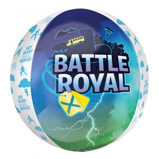 Balão Foil Orbz Battle Royal