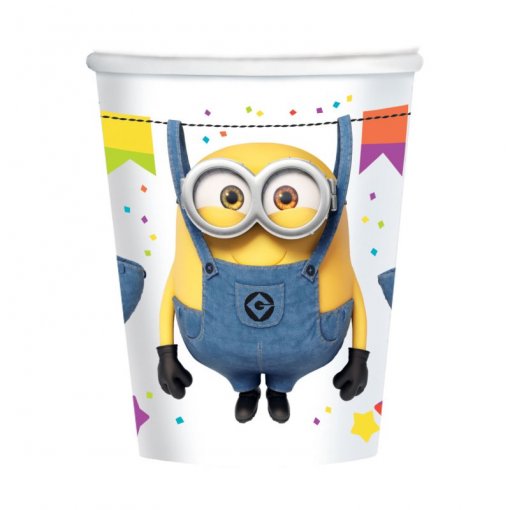 8 Copos 250ml Despicable Me (Minions)