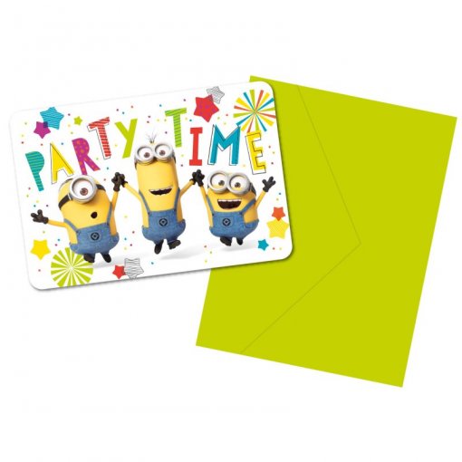 8 Convites Despicable Me (Minions)