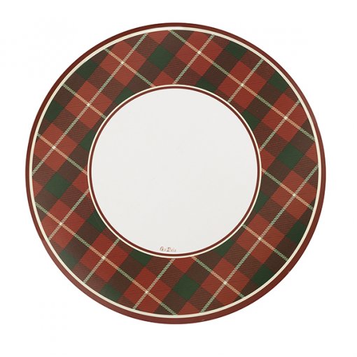 4 Individuais de Mesa Tartã Natal