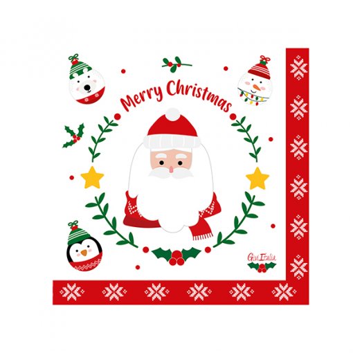 16 Guardanapos Christmas Friends Natal