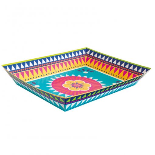 Taça de Papel Retangular Boho Fiesta