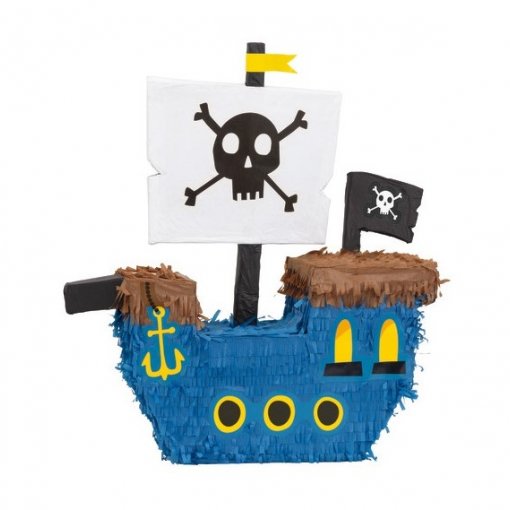 Pinhata 3D Barco de Piratas 16,5x16,5cm
