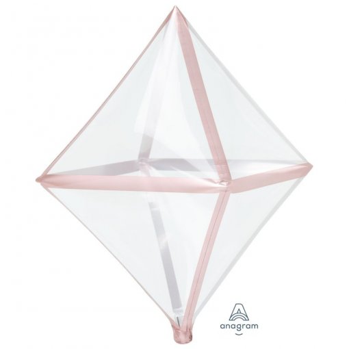 Balão Rose Gold Trimz Anglez 38x63cm