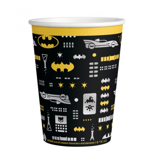 8 Copos 250ml Batman 